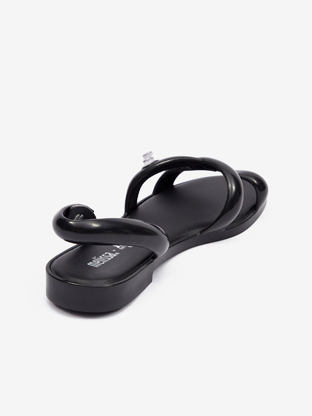 Melissa Black Melissa Tube Sandal + Jeremy Scott ženske sandale