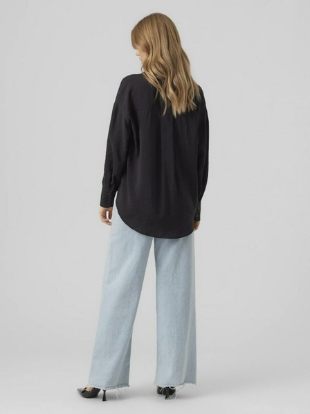 Vero Moda Vero Moda Queeny crna ženska košulja