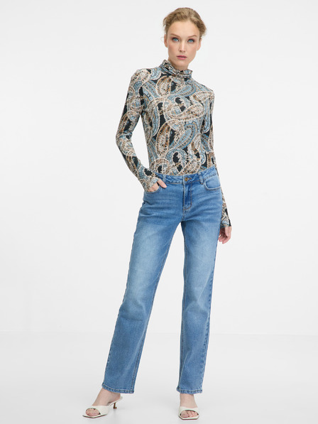 Orsay Plava ženska dolčevita s uzorkom ORSAY