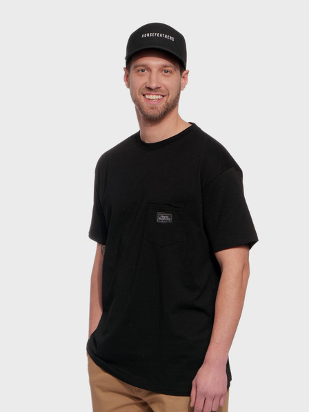 Horsefeathers Majica Alpha - crna veličina L HORSEFEATHERS