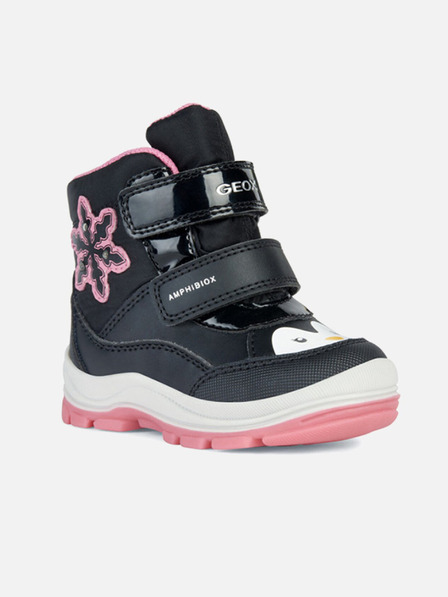 Geox Crne gležnjače za djevojčice Geox Flanfil ABX