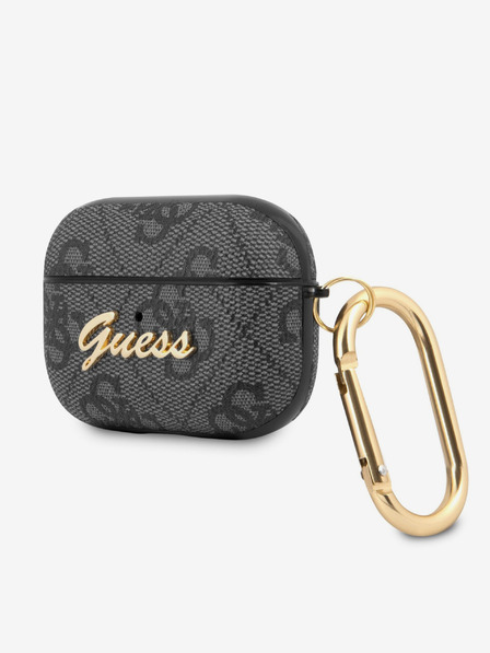 Guess 4G Script PC/PU AirPods Pro Black Etui