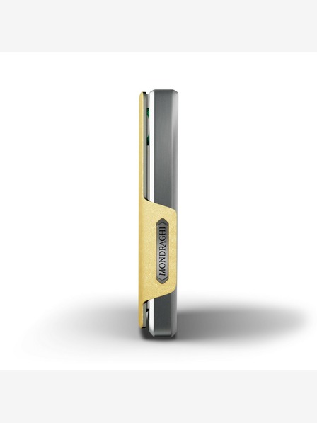 Mondraghi Mondraghi Saffiano zlatni kožni novčanik