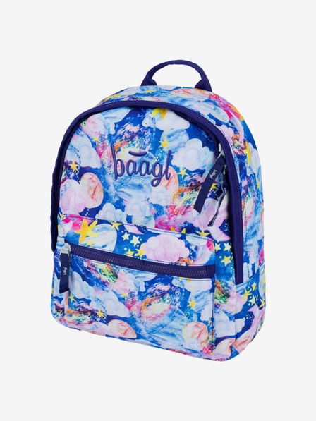 BAAGL Predškolski ruksak Blue Baagl Stars