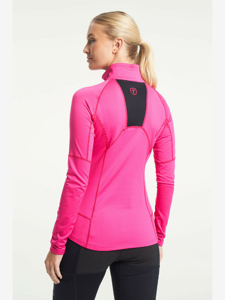 Tenson Ženska funkcionalna majica s kapuljačom Tenson Txlite Halfzip W ružičasta
