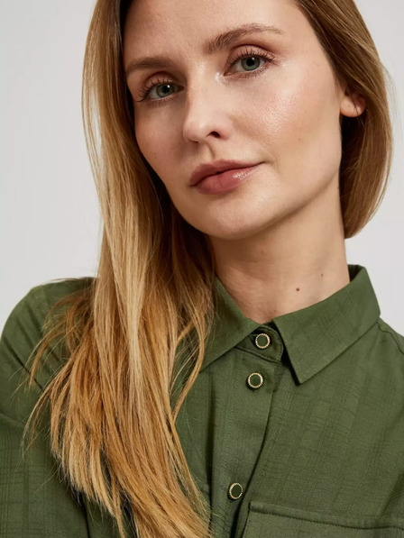 Moodo Kaki bluza s džepovima i dugim rukavima marke Moodo