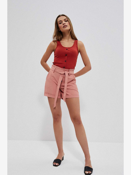 Moodo Moodo roze ženske kratke hlače