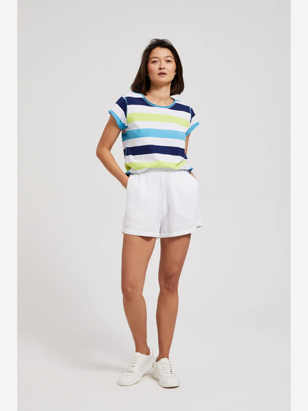 Moodo Bijelo-tirkizna Moodo majica