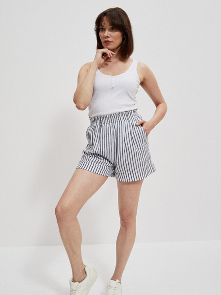 Moodo Bijela ženska majica bez rukava Moodo