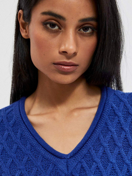 Moodo Plavi ženski Moodo džemper