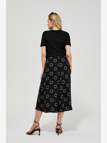 Moodo Crna ženska Moodo suknja s uzorkom
