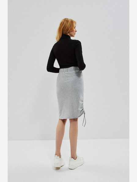 Moodo Moodo svijetlo siva ženska suknja