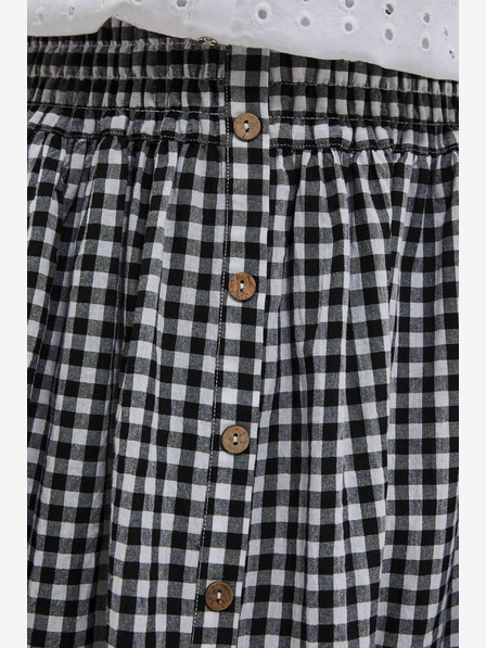 Moodo Bijelo-crna ženska Moodo karirana suknja