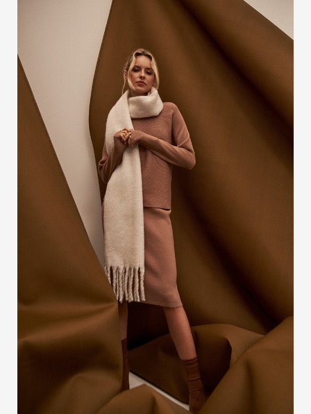 Moodo Smeđa ženska suknja Moodo