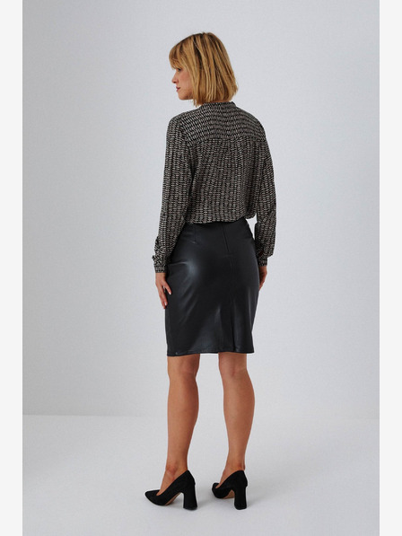 Moodo Crna Moodo ženska suknja od umjetne kože