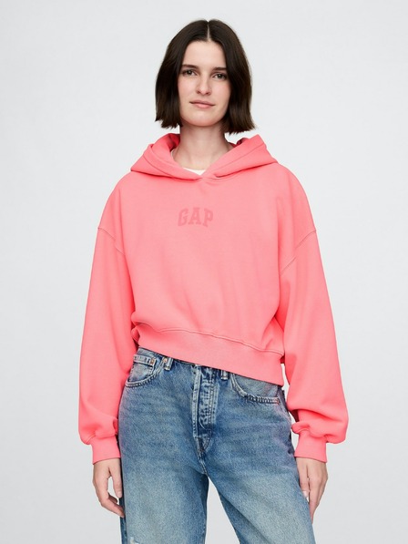 GAP Logo skraćena GAP majica s kapuljačom