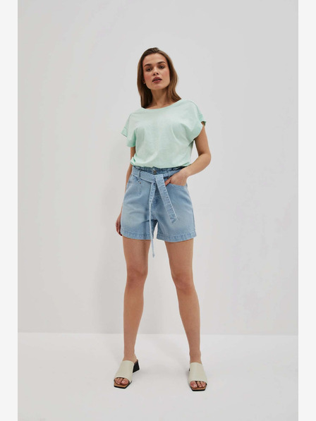 Moodo Moodo plave ženske traper kratke hlače