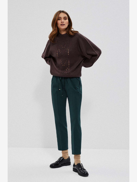 Moodo Zelene ženske hlače Moodo