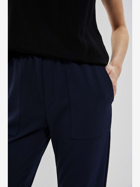 Moodo Moodo tamnoplave ženske hlače