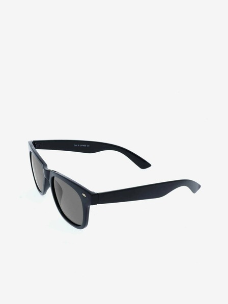 VEYREY VeyRey sunčane naočale Polarized Glossy Nerd Black s crnim staklima
