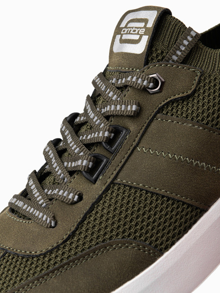 Ombre Clothing Zelene muške tenisice Ombre Clothing