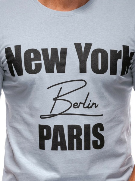 Edoti Muška majica s printom - siva EDOTI