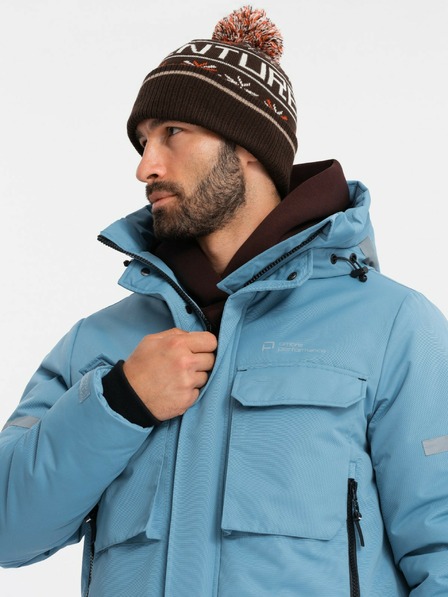 Ombre Clothing Muška izolirana duga jakna Ombre Clothing