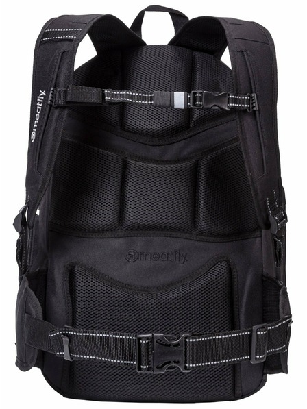 Meatfly Meatfly ruksak Wanderer - Black | Crna | Volumen 28 L