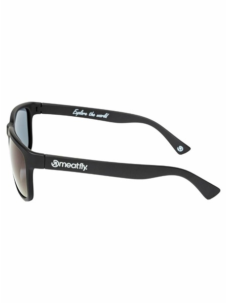 Meatfly Meatfly polarizacijske sunčane naočale Gammy Black Matt/Purple | Crna | Veličina