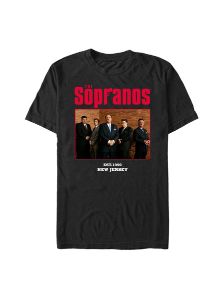 ZOOT.Fan Crna majica HBO The Sopranos Cast
