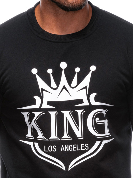 Edoti EDOTI Muška majica bez kapuljače, crna