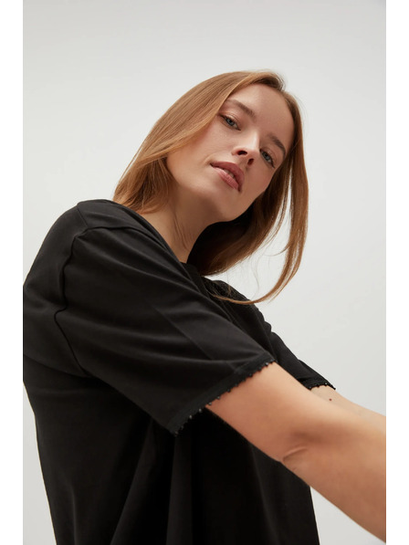 Moodo Crna ženska majica