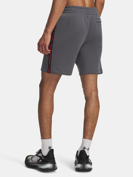 Under Armour Muške kratke hlače Under Armour UA Icon Fleece Short Taping-GRY