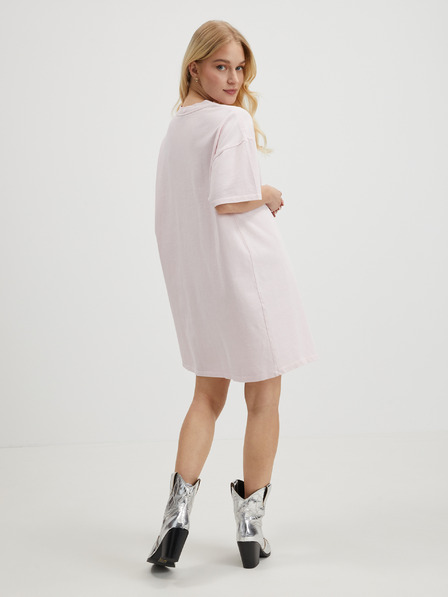 Pieces Svijetlo ružičasta ženska basic haljina Pieces Taryn