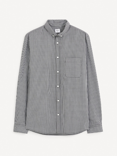 Celio Crna muška Celio Gaopur košulja s uzorkom