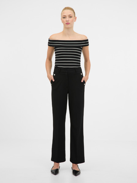 Orsay Crno bijela ženska majica kratkih rukava ORSAY