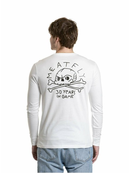 Meatfly Meatfly muška majica s dugim rukavima Judgement 30 White