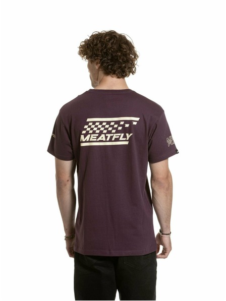 Meatfly Meatfly muška majica Furious Blackberry | Crvena