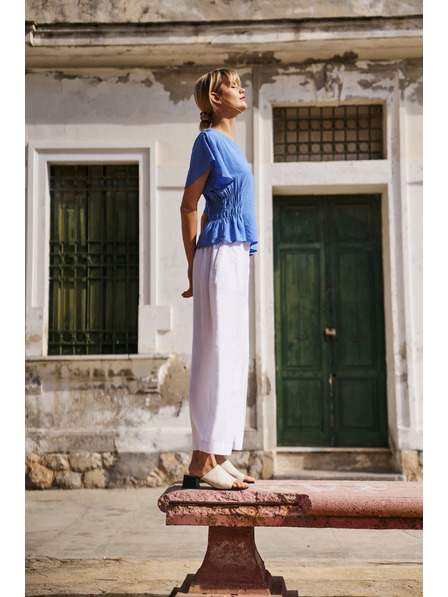 Moodo Ženske hlače Moodo - bijele