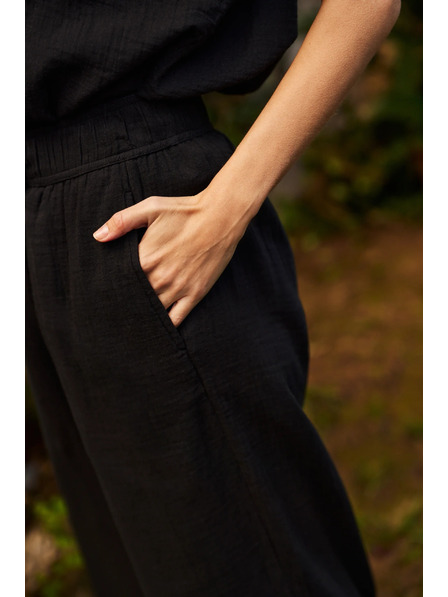 Moodo Ženske hlače Moodo - crne