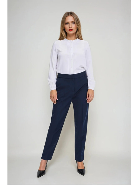 Moodo Ženska bijela bluza s ovratnikom Moodo