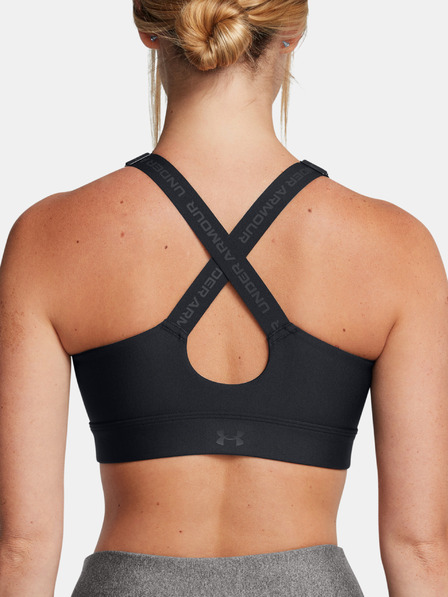 Under Armour Ženski grudnjak Under Armour UA Infinity High Zip 2.0 Bra-BLK