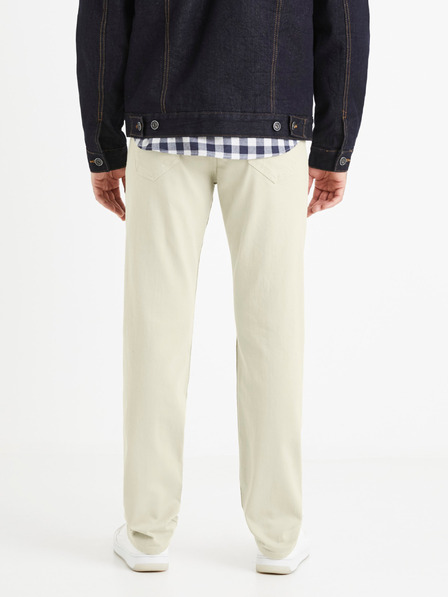 Celio Krem muške hlače Celio Vopry1