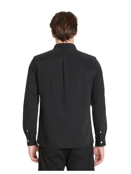 Celio Celio Janime crna muška pamučna košulja