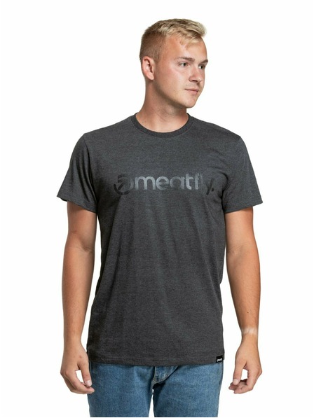 Meatfly Meatfly paket muških majica MF Logo Multipack Ugljen Siva/Maslinasta/Mornarsko Plava Siva | Siva