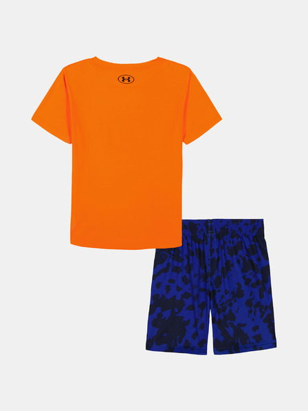 Under Armour Dječački set Under Armour UA TECH PRINTED SS SHORT SET-ORG