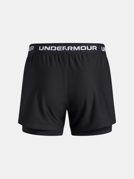 Under Armour Djevojačke kratke hlače Under Armour UA Tech Play Up 2n1 Short-BLK