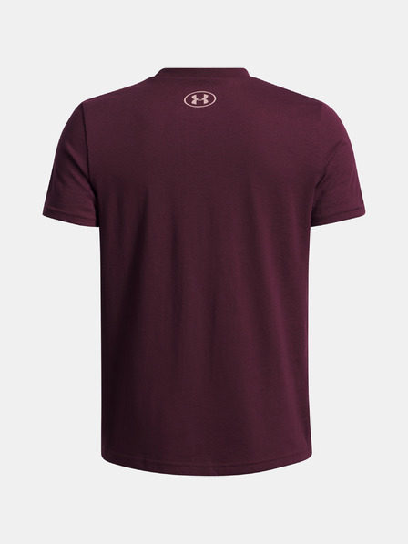 Under Armour Dječja majica Under Armour UA B LOGO WORDMARK SS-RED