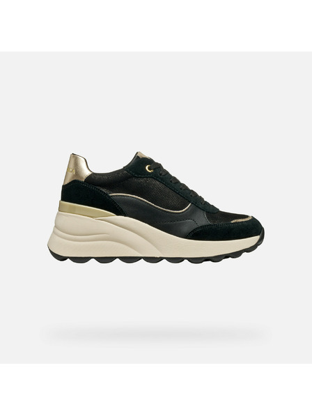 Geox Crne ženske tenisice Geox Spherica EC13