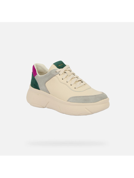 Geox Krem ženski tenisice Geox Nebula 2.0 X